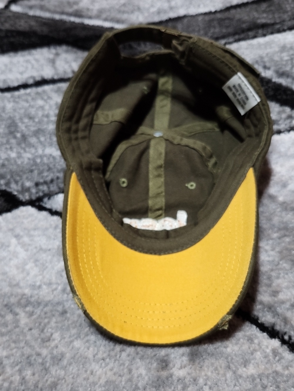 JEEP EMBROIDERED 3-D LOGO ARMY GREEN DISTRESSED BASEBALL CAP HAT - Picture 8 of 12